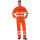 PLANAM Warnschutz-Rallyekombination/Overall mit Reflexstreifen Orange