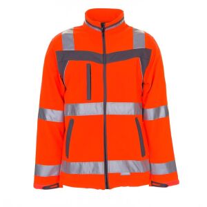 PLANAM PLALINE Warnschutz-Softshelljacke Orange