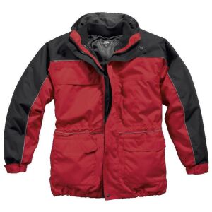 KORSAR MONTEGO II Kapuzenjacke Rot/Schwarz Gr. XXXL