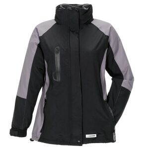 PLANAM OUTDOOR Shape Damen Jacke 3 in 1 Schwarz/Grau