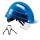 AUBOUEIX Schutzhelm IRIS2 Blau mit Brille und 4-Punkt Kinnriemen