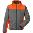 PLANAM OUTDOOR Kontrast Softshelljacke Grau/Orange