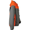 PLANAM OUTDOOR Kontrast Softshelljacke Grau/Orange