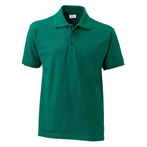 La Pirogue Pocket Polo-Shirt Flaschengrün