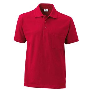 La Pirogue Pocket Polo-Shirt Signalrot XL
