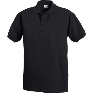 La Pirogue Pocket Polo-Shirt Schwarz M
