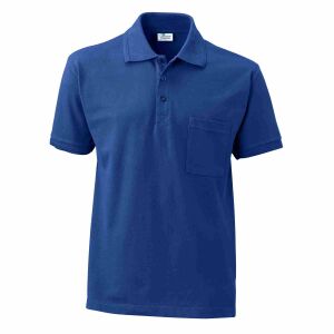 La Pirogue Pocket Polo-Shirt Royalblau 4XL