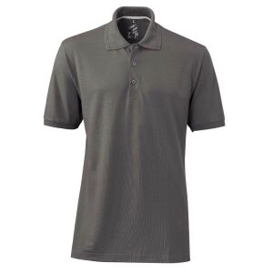La Pirogue Tencel Polo-Shirt Mittelgrau M