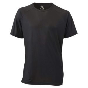 La Pirogue Tencel Basic T-Shirt Schwarz