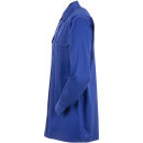 PLANAM Köperhemd 1/1 Arm Mittelblau