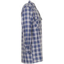 PLANAM Flanellhemd 1/1 Arm Blau Kariert 41/42