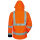 ELYSEE BILL Warnschutz-Softshelljacke Orange/Marine XXL