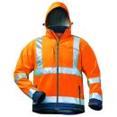 ELYSEE BILL Warnschutz-Softshelljacke Orange/Marine XXXL