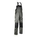 EIKO Latzhose CANVAS POWERLINE Grau/Schwarz 25