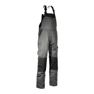 EIKO Latzhose CANVAS POWERLINE Grau/Schwarz 26