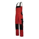 EIKO Latzhose CANVAS POWERLINE Rot/Schwarz 66