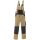 teXXor AMAZONAS Latzhose Khaki/Schwarz