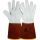HASE CHILE Schweißer.- Hitzeschutz-Handschuhe Grau/Braun 9(L)