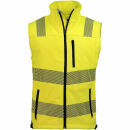 PREVENT Trendline Warnschutz-Softshellweste Gelb/Schwarz XL