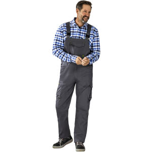 PLANAM STRETCHLINE Latzhose Anthrazit Gr. 26