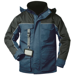 ELYSEE NEWCASTLE Thermo-Parka Canvas Marine/Schwarz XL