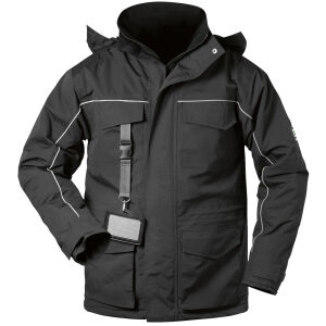 ELYSEE BLACKPOOL Thermo-Parka Canvas Schwarz XXL