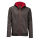 La Pirogue Bonded Fleecejacke Anthrazit-Rot 5XL