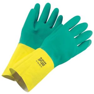 ANSELL AlphaTec 87-900 BI-COLOUR Chemikalienschutz-Handschuhe Grün/Gelb