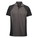 La Pirogue Bicolor Polo-Shirt Schwarz-Grau