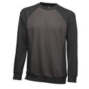 La Pirogue Bicolor Sweatshirt Grau-Schwarz XL