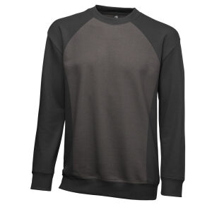 La Pirogue Bicolor Sweatshirt Grau-Schwarz 5XL