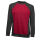 La Pirogue Bicolor Sweatshirt Rot-Schwarz XL