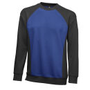 La Pirogue Bicolor Sweatshirt Royal-Schwarz 3XL