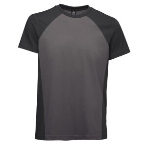 La Pirogue Bicolor T-Shirt Grau-Schwarz XXL