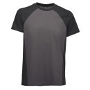 La Pirogue Bicolor T-Shirt Grau-Schwarz XXL