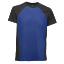 La Pirogue Bicolor T-Shirt Royal-Schwarz