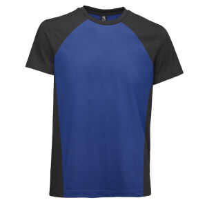 La Pirogue Bicolor T-Shirt Royal-Schwarz XL