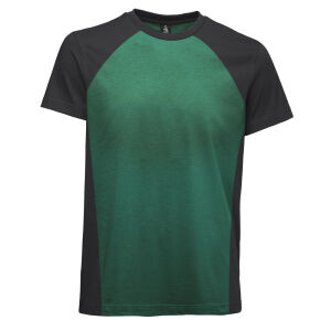 La Pirogue Bicolor T-Shirt Grün-Schwarz XL