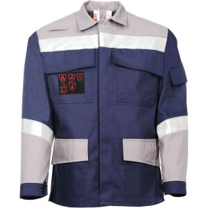 MAUSER MULTINORM Jacke mit Reflex Blau/Grau 64