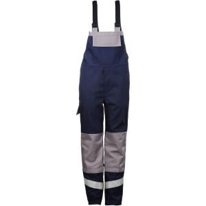 MAUSER MULTINORM Latzhose mit Reflex Blau/Grau 70