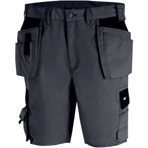 teXXor BERMUDA Canvas Arbeitsshorts Grau/Schwarz