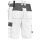 teXXor BERMUDA Canvas Arbeitsshorts Weiß/Schwarz Gr. 60