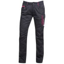 ARDON FLORET Damen Bundhose Schwarz/Rosa Gr. 40