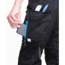 ARDON FLORET Damen Bundhose Schwarz/Blau Gr. 40