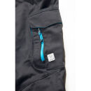 ARDON FLORET Damen Bundhose Schwarz/Blau Gr. 44