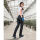 ARDON FLORET Damen Bundhose Schwarz/Blau Gr. 44