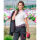 ARDON FLORET Damen Polo-Shirt Weiß/Rosa 3XL