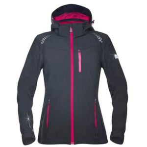 ARDON FLORET Damen Softshelljacke Schwarz/Rosa L