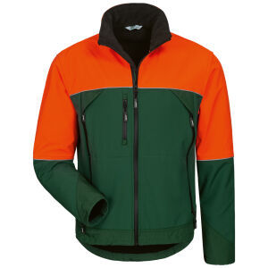 ELYSEE SANDDORN Forst-Softshelljacke Grün/Orange XXL