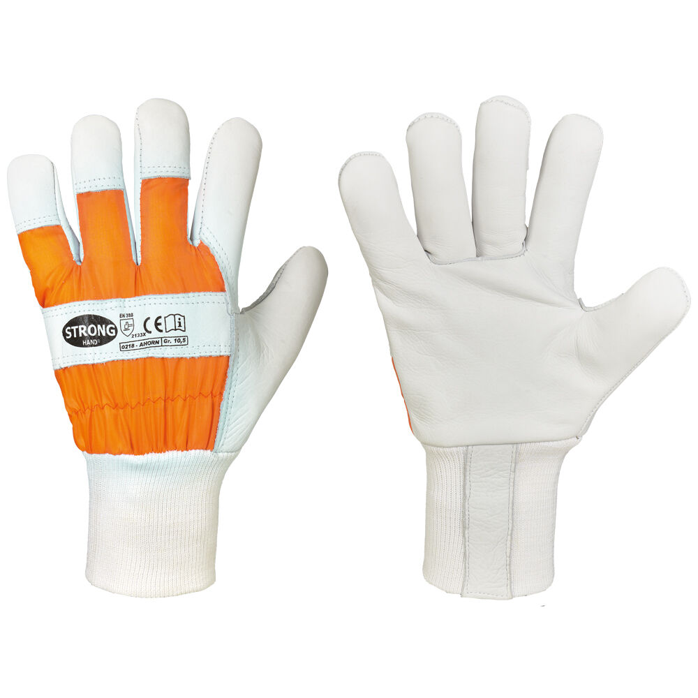 STRONGHAND AHORN Universalhandschuhe Gr.10,5  Grau/Orange - MONTIS B,  11,99